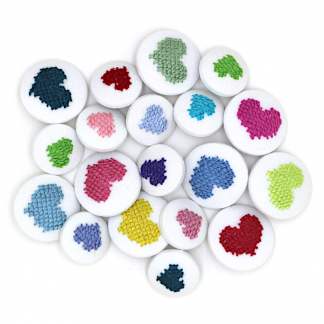 Cross Stitch Buttons